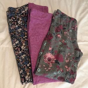 Lot of 3 Leggings